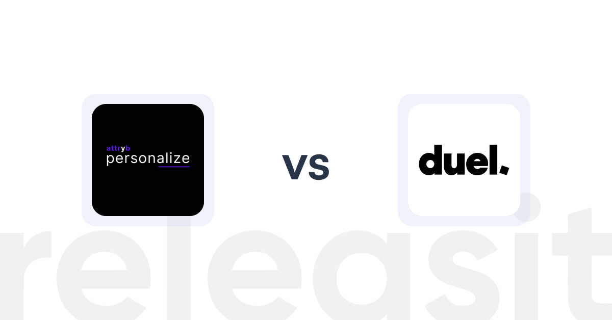 Shopify Upsell and Cross-sell Apps: Attryb Personalize vs Duel | Referrals & Affiliates