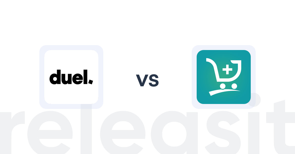 Shopify Upsell and Cross-sell Apps: Duel | Referrals & Affiliates vs Qe: Frequently Bought Together