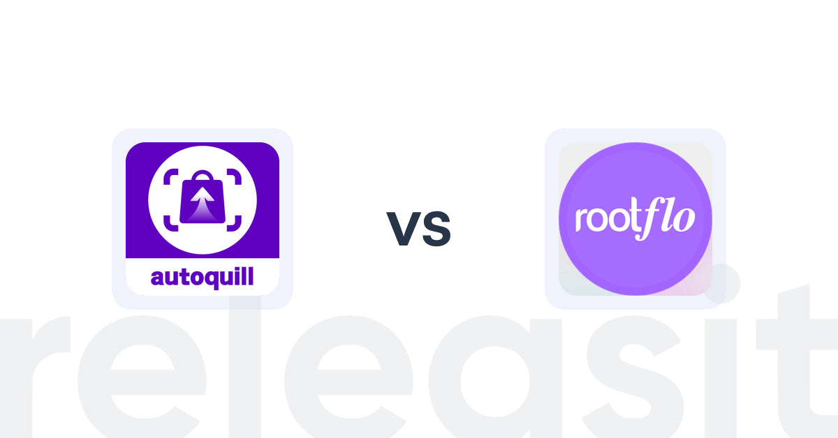 Shopify Upsell and Cross-sell Apps: AI agent Upsell ‑ autoquill vs. Rootflo AI Quiz, Banner, Nudge