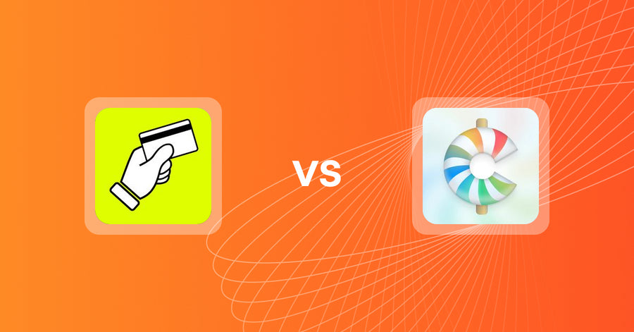 Shopify Upsell and Cross-sell Apps: CartFee: Add Credit Card Fees vs CartCandy ‑ Upsell & Drawer