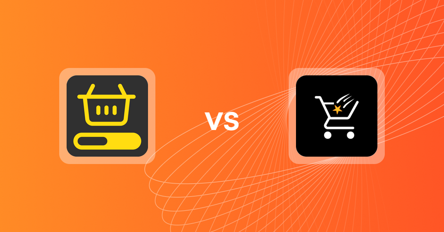 Shopify Upsell and Cross-sell Apps: MVR Free Shipping Bar & Upsell vs Checkout Star: Improve AOV, CRO