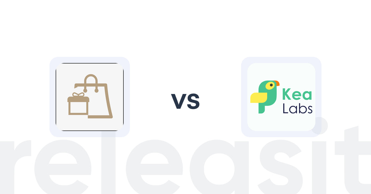 Shopify Upsell and Cross-sell Apps: PROXATION ‑ Freebie Upsell vs Kea Labs: Recommendations