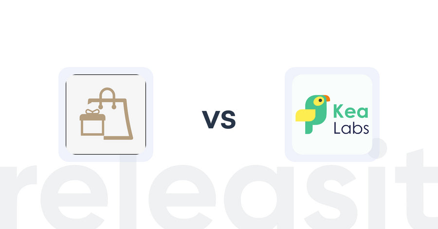 Shopify Upsell and Cross-sell Apps: PROXATION ‑ Freebie Upsell vs Kea Labs: Recommendations