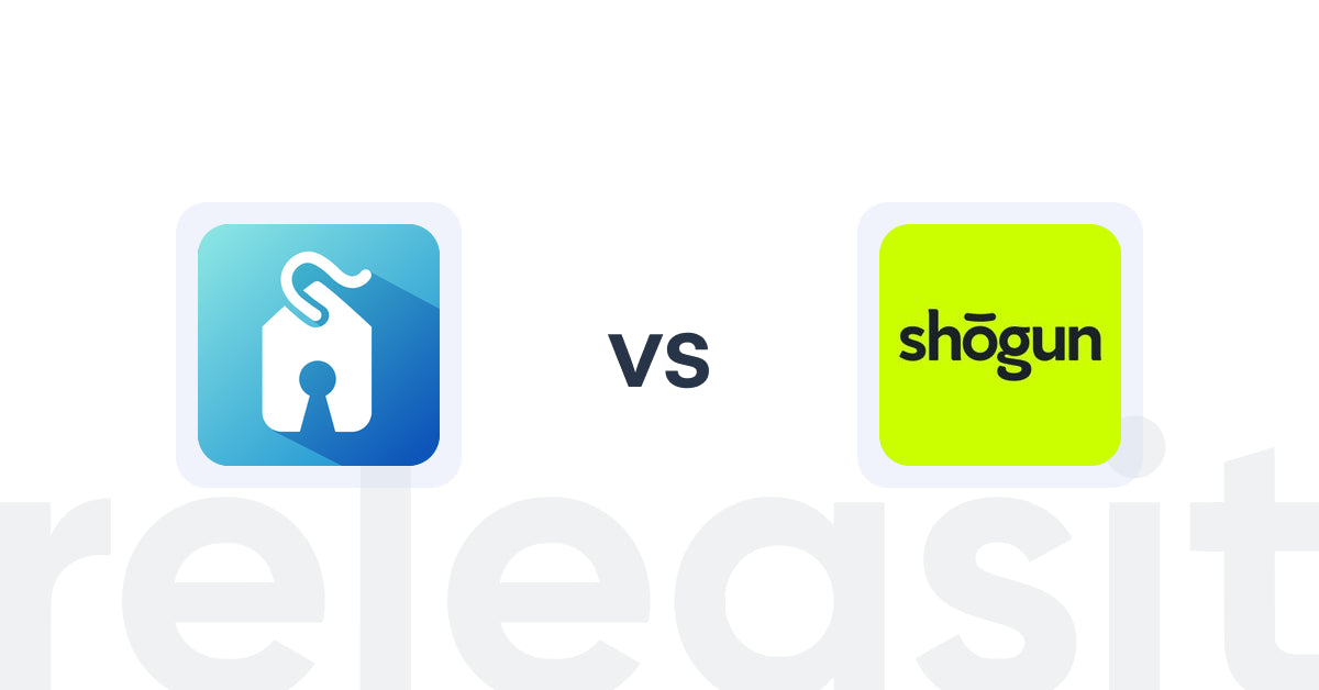 Shopify Upsell and Cross-Sell Apps: RebateKey: Coupons & Rebates vs Shogun ‑ Landing Page Builder