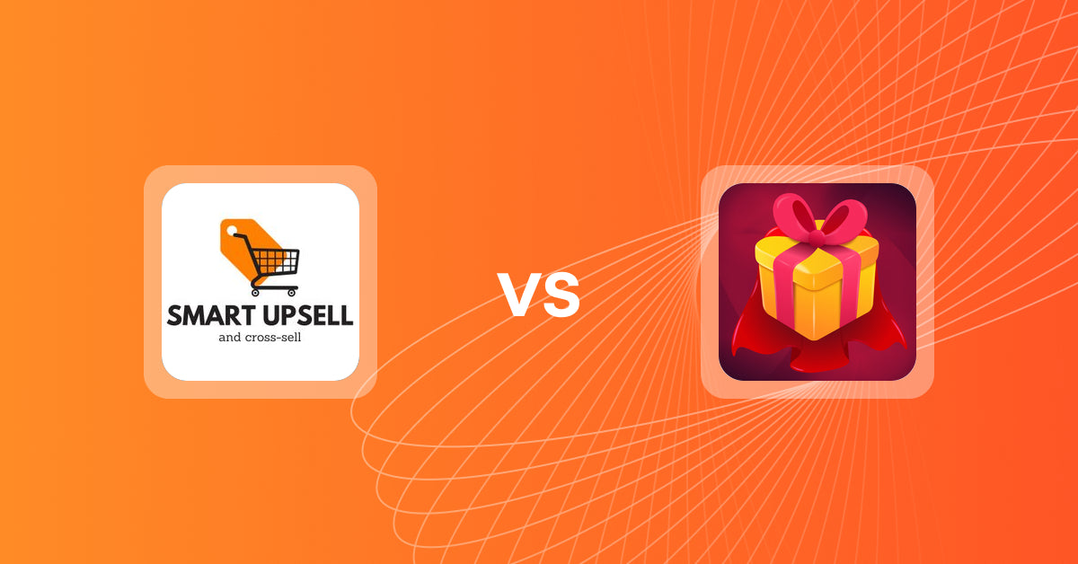 Shopify Upsell and Cross-sell Apps: Smart Upsell vs Super: Gift Wrap, Gift Message