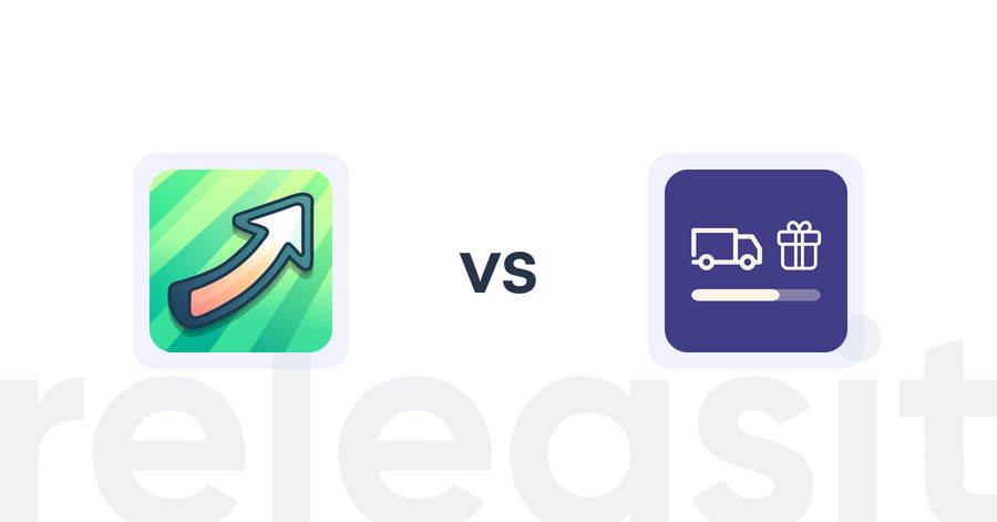 Shopify Upsell and Cross-sell Apps: Post Purchase Upsell ‑ UF vs Yaco Progress Bar