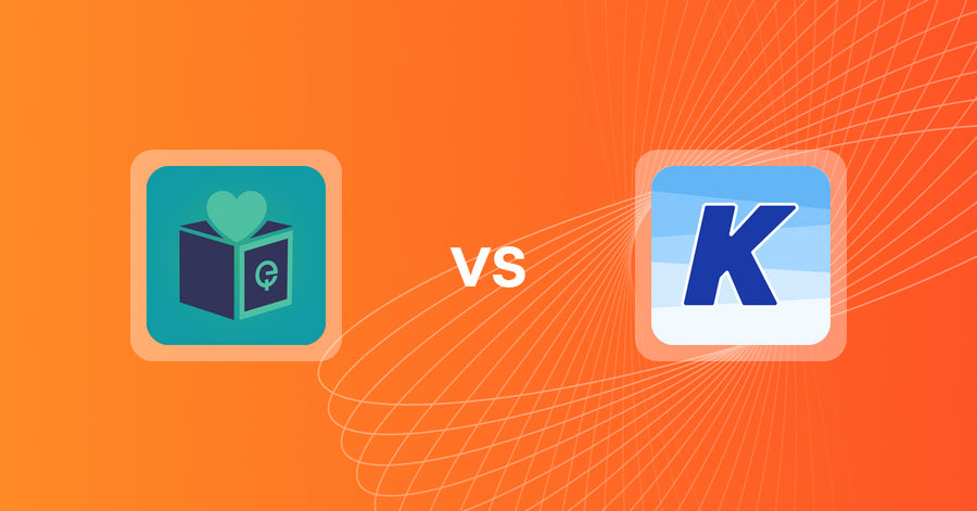 Shopify Upsell and Cross-sell Apps: Qe BYOB ‑ Bundles & Builders vs K: Cross Sell Related Products