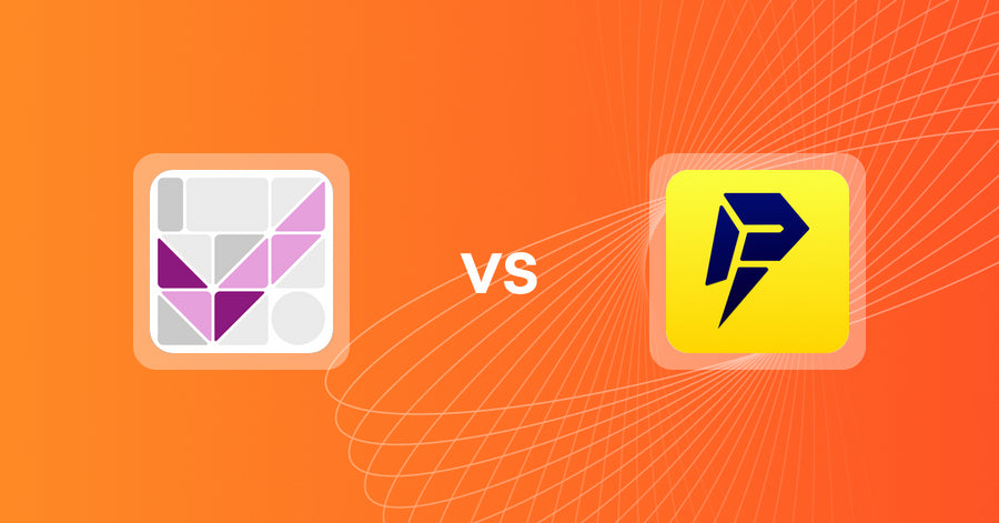 Shopify Upsell and Cross-sell Apps: レコメンド .amp vs Promofy: Flash sale & Discount