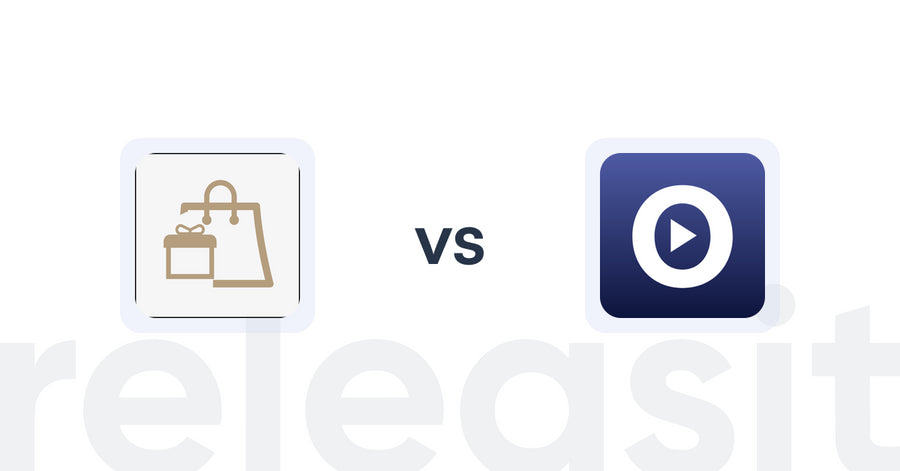 Shopify Upsell and Cross-Sell Apps: PROXATION ‑ Freebie Upsell vs Vydio: Video Based Upsells