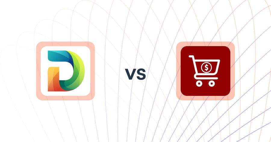 Shopify Upsell and Cross-sell Apps: Debales: AI Sales Agent vs Cross Sell Upsell Master C1G