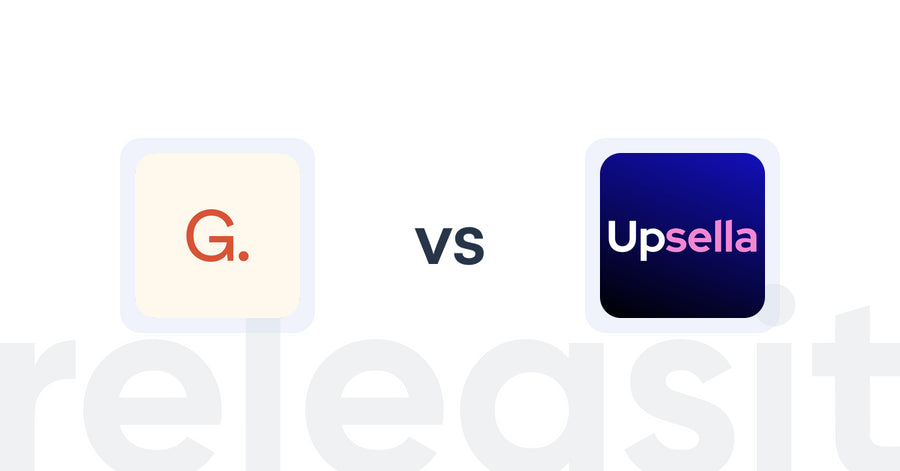 Shopify Upsell and Cross-sell Apps: Goodsize vs. Upsella