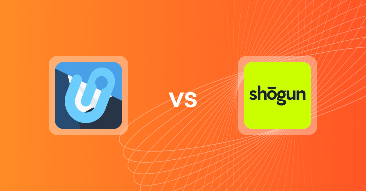 Shopify Upsell and Cross-sell Apps: Union ‑ レコメンデーション vs Shogun ‑ Landing Page Builder