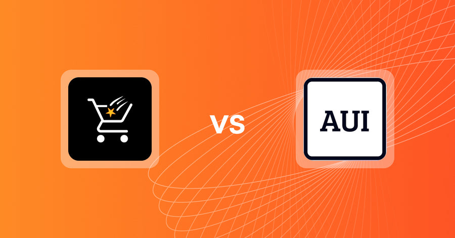 Shopify Upsell and Cross-sell Apps: Checkout Star: Improve AOV,CRO vs. AUI Generative AI Agent