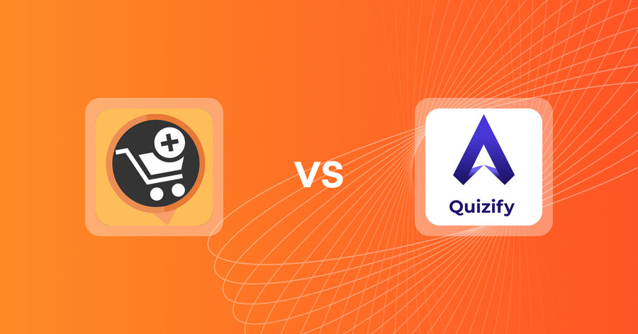 Shopify Upsell and Cross-sell Apps: Upsell & Cross-sell ‑ Appsell vs. Quizify ‑ Product Quiz Builder
