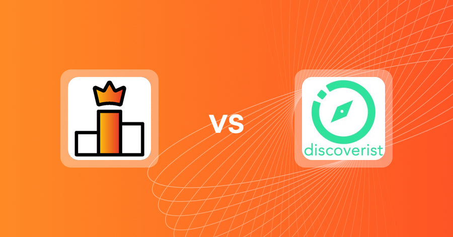 Shopify Upsell and Cross-sell Apps: Rank King: Best Seller Ranking vs Discoverist AI Recommendations