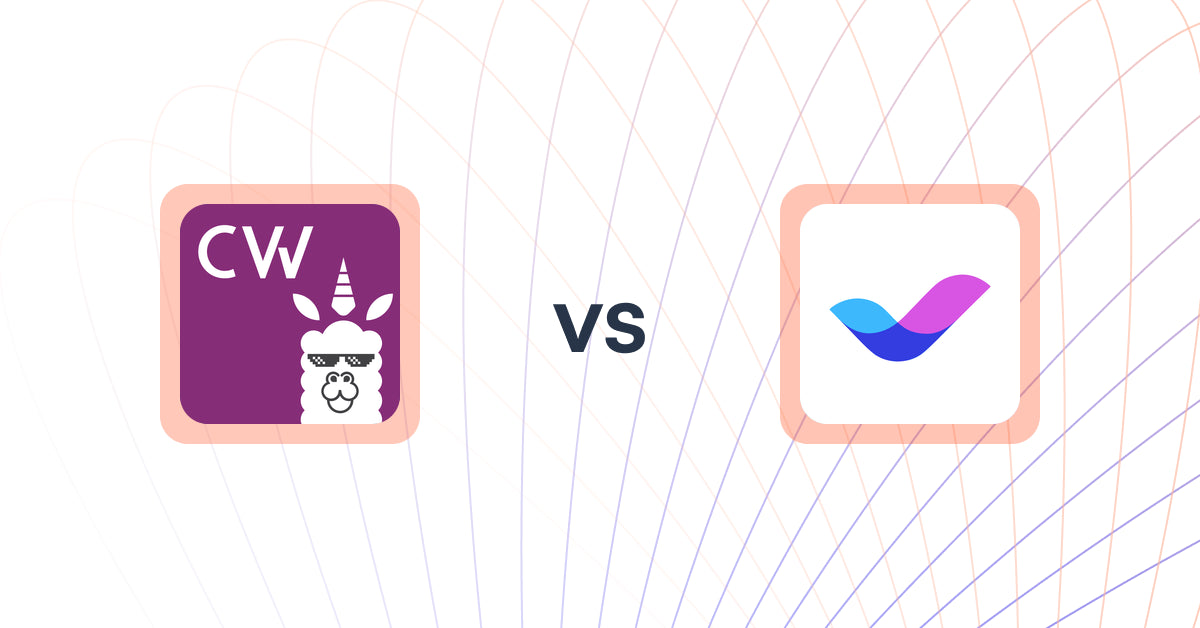 Shopify Upsell and Cross-Sell Apps: Checkout Wiz: Checkout Blocks vs Veda Landing Page Builder