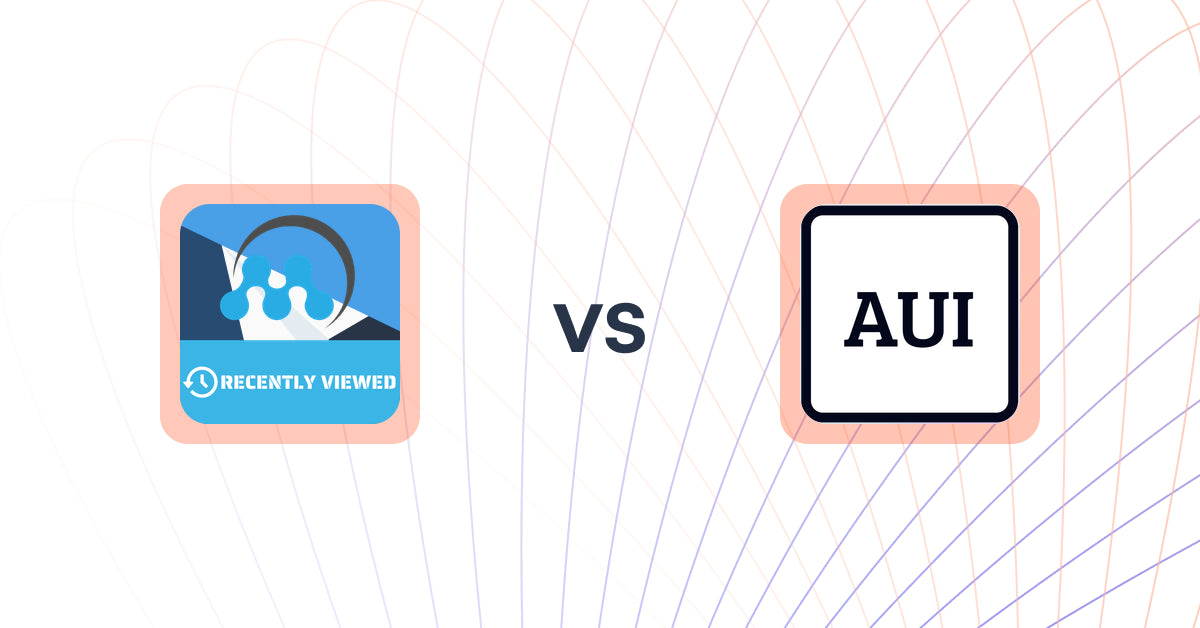 Shopify Upsell and Cross-Sell Apps: MeroxIO Recent Viewed Products vs AUI Generative AI Agent