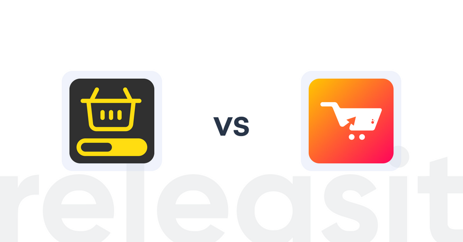 Shopify Upsell and Cross-sell Apps: MVR Free Shipping Bar & Upsell vs H‑Lab: Collection's Cross Sell