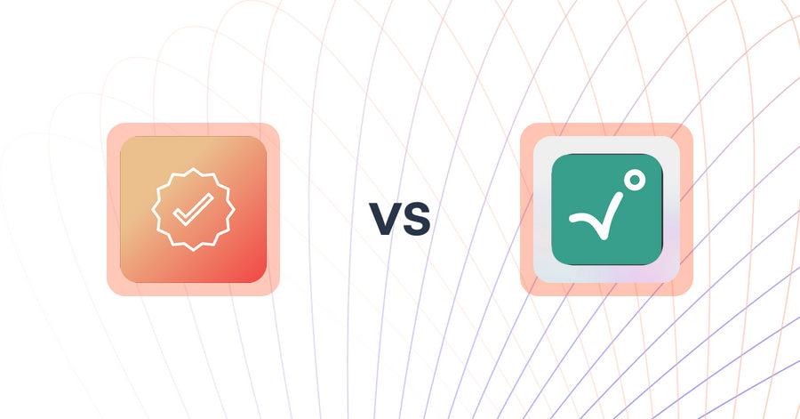 Shopify Upsell and Cross-sell Apps: Mega Verified Product Badges vs. RecoBounce ‑ Recover traffic