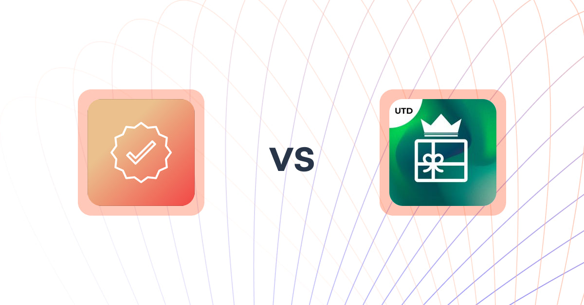 Shopify Upsell and Cross-sell Apps: Mega Verified Product Badges vs Box King: Gift Bundle Builder