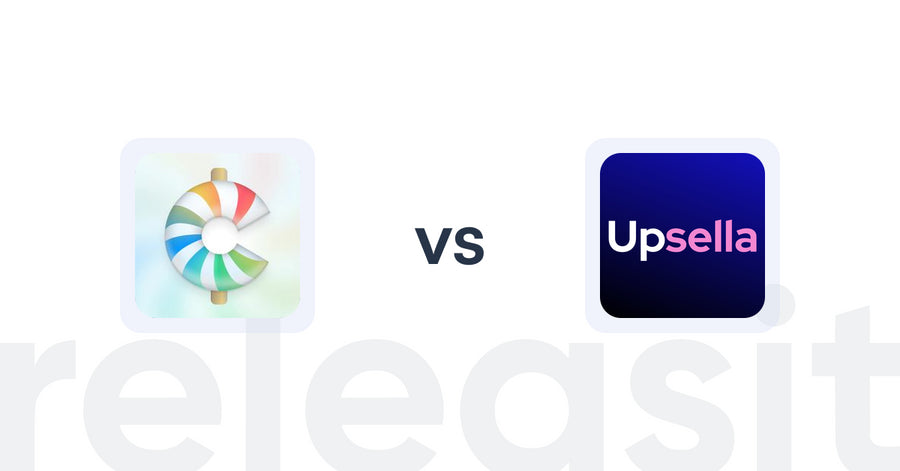 Shopify Upsell and Cross-sell Apps: CartCandy ‑ Upsell & Drawer vs Upsella