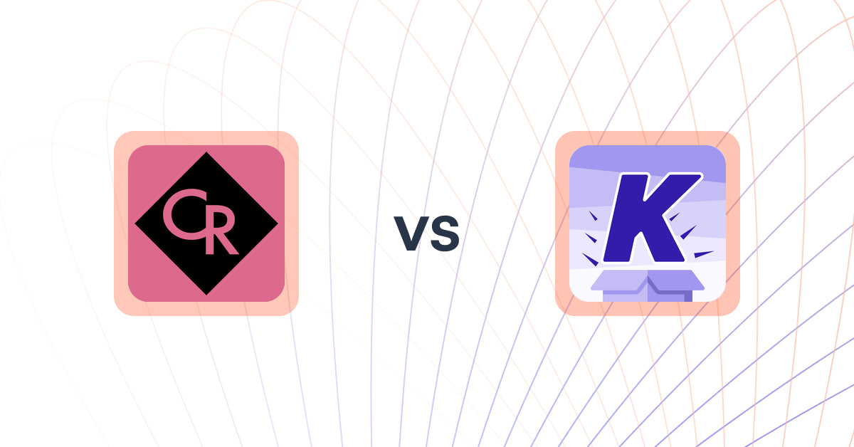 Shopify Upsell and Cross-Sell Apps: CV Recommend vs K: Combo Bundle Builder & Kits