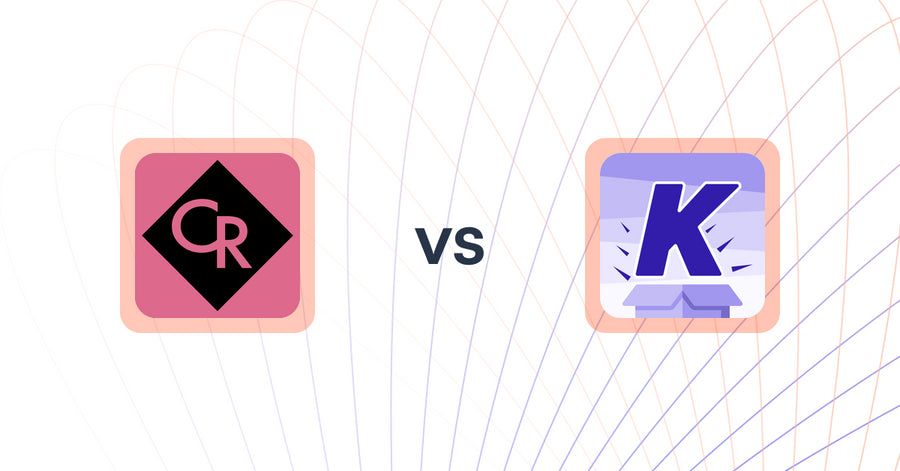 Shopify Upsell and Cross-Sell Apps: CV Recommend vs K: Combo Bundle Builder & Kits