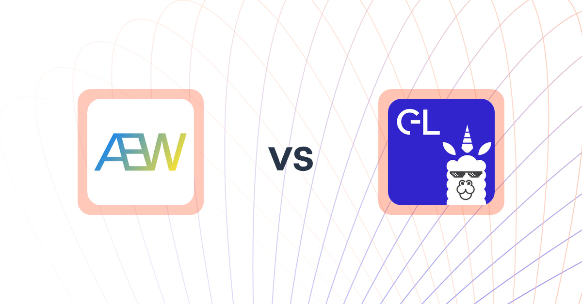 Shopify Upsell and Cross-Sell Apps: Aetherwave Recommendations vs. GLab: Gift Wrap & Gift Message