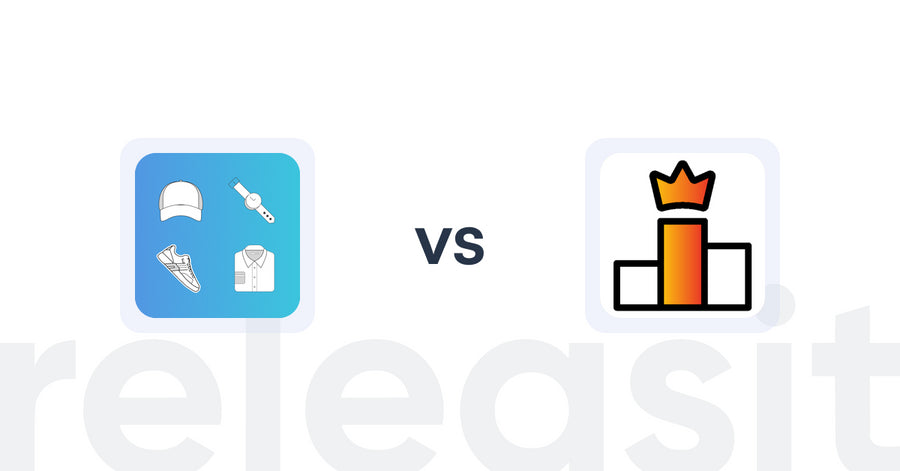 Shopify Upsell and Cross-Sell Apps: Advanced Shop the Look vs Rank King: Best Seller Ranking