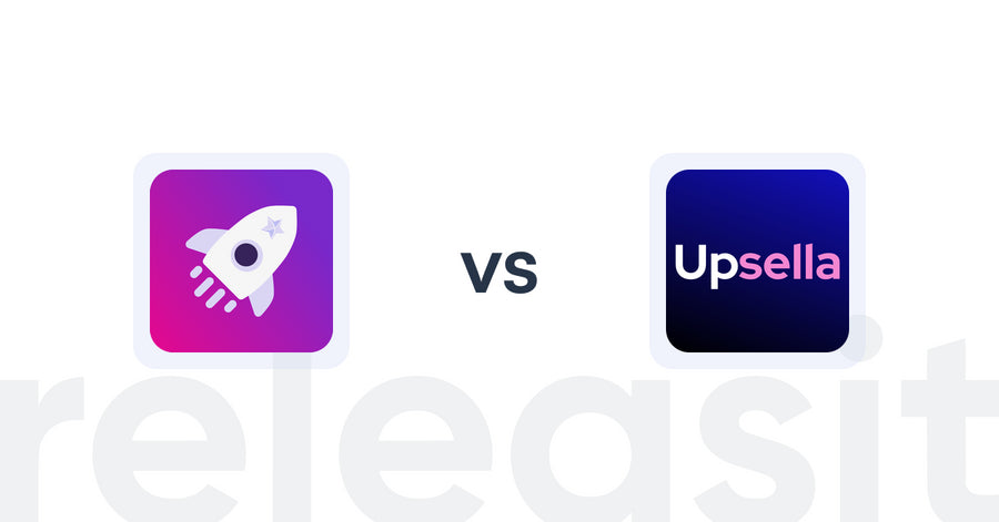 Shopify Upsell and Cross-Sell Apps: AOV Booster ‑ Bundles & Upsell vs Upsella