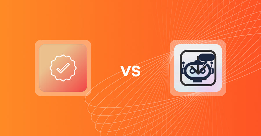 Shopify Upsell and Cross-sell Apps: Mega Verified Product Badges vs RevoChat: AI Sales Chatbot