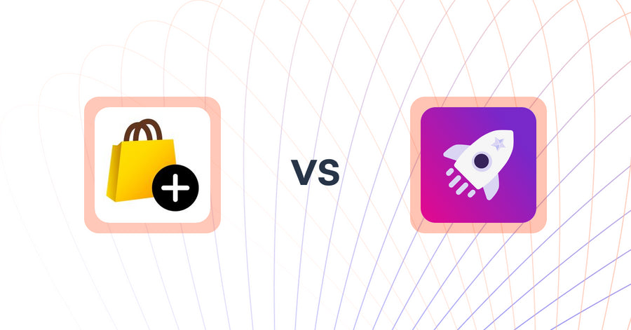 Shopify Upsell and Cross-sell Apps: あとプラ：チェックアウト拡張 & サンクスページ最適化 vs AOV Booster ‑ Bundles & Upsell