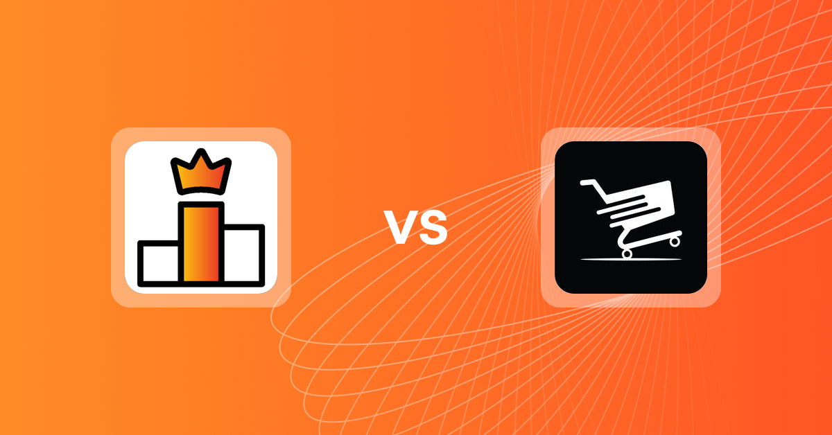 Shopify Upsell and Cross-sell Apps: Rank King: Best Seller Ranking vs CartFly – Quick Upsell Drawer