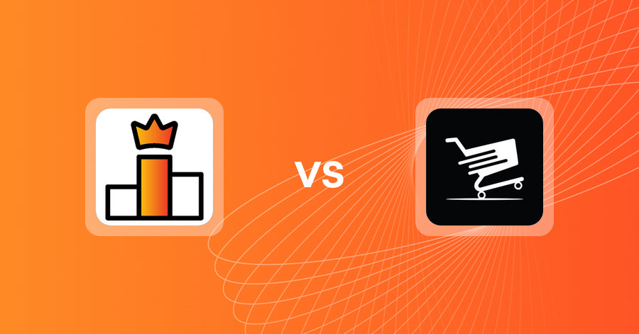 Shopify Upsell and Cross-sell Apps: Rank King: Best Seller Ranking vs CartFly – Quick Upsell Drawer