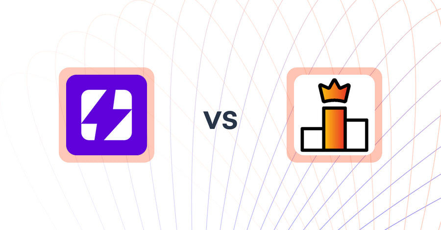 Shopify Upsell and Cross-sell Apps: Boost: Free Shipping Banner vs Rank King: Best Seller Ranking