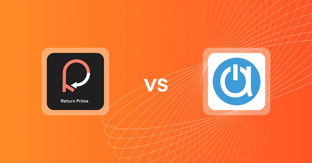 Shopify Operations Apps: Return Prime: Return → Revenue vs Acctivate