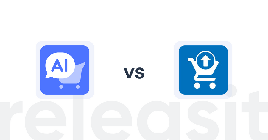 Shopify Upsell and Cross-Sell Apps: AI Chatbot +GPT4 ‑ Wiseshoppal vs Ecom Cart Upsell Elite