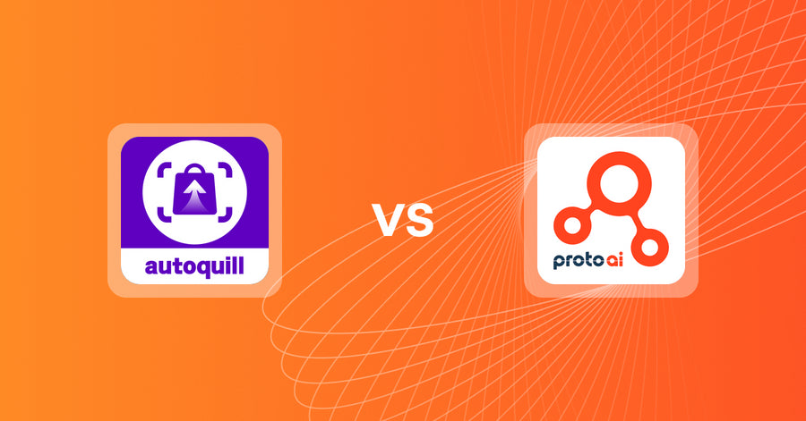 Shopify Upsell and Cross-sell Apps: AI agent Upsell ‑ autoquill vs Proto AI Commerce
