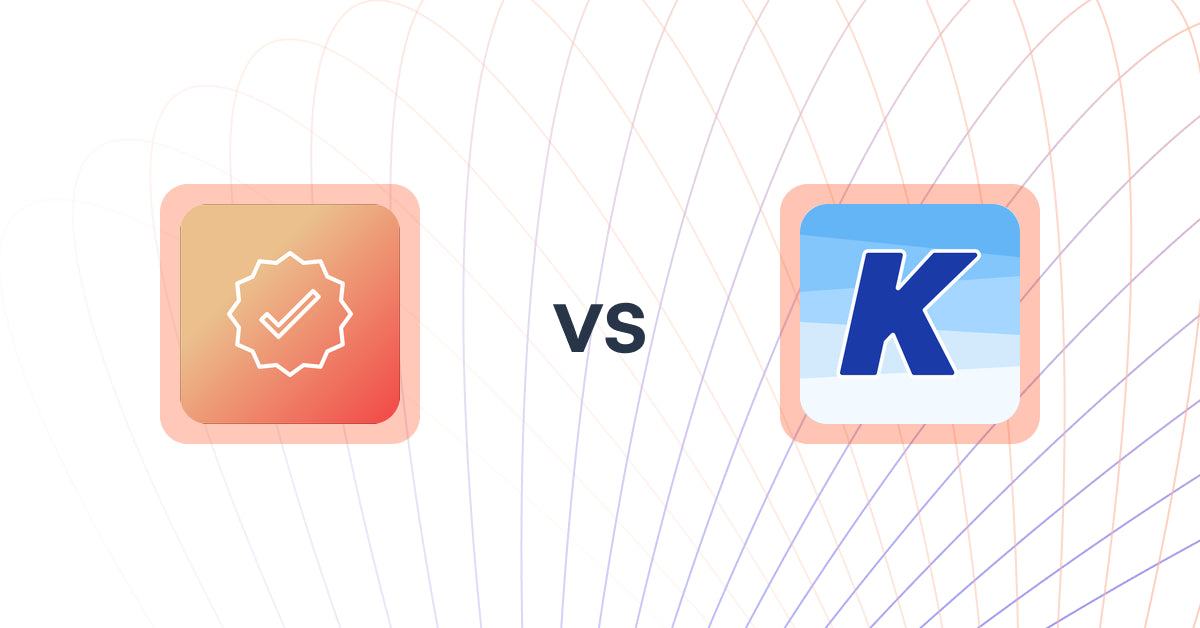 Shopify Upsell and Cross-Sell Apps: Mega Verified Product Badges vs K: Cross Sell Related Products