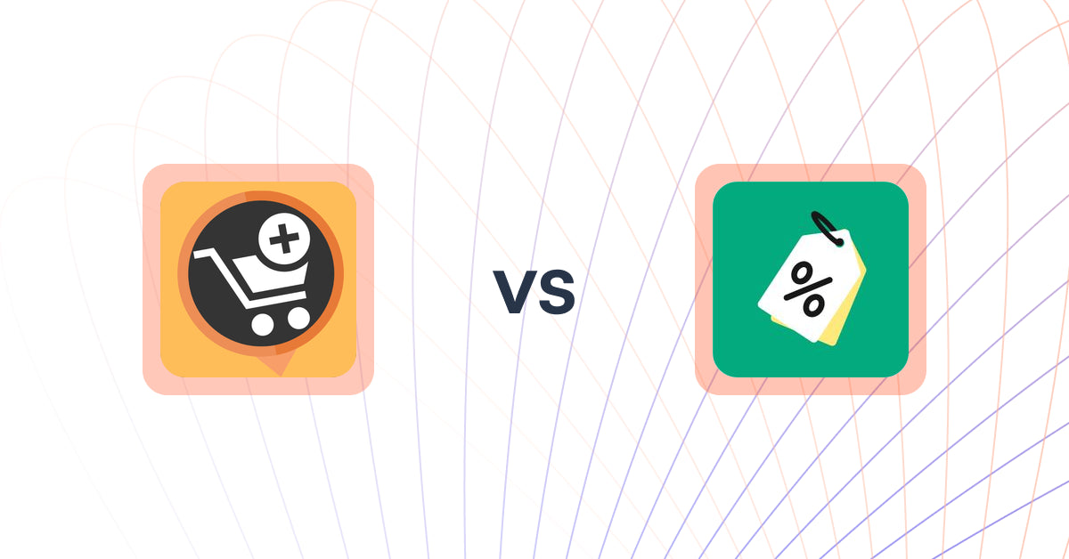 Shopify Upsell and Cross-sell Apps: Upsell & Cross sell ‑ Appsell vs. Discounty: Bulk Discount Sales