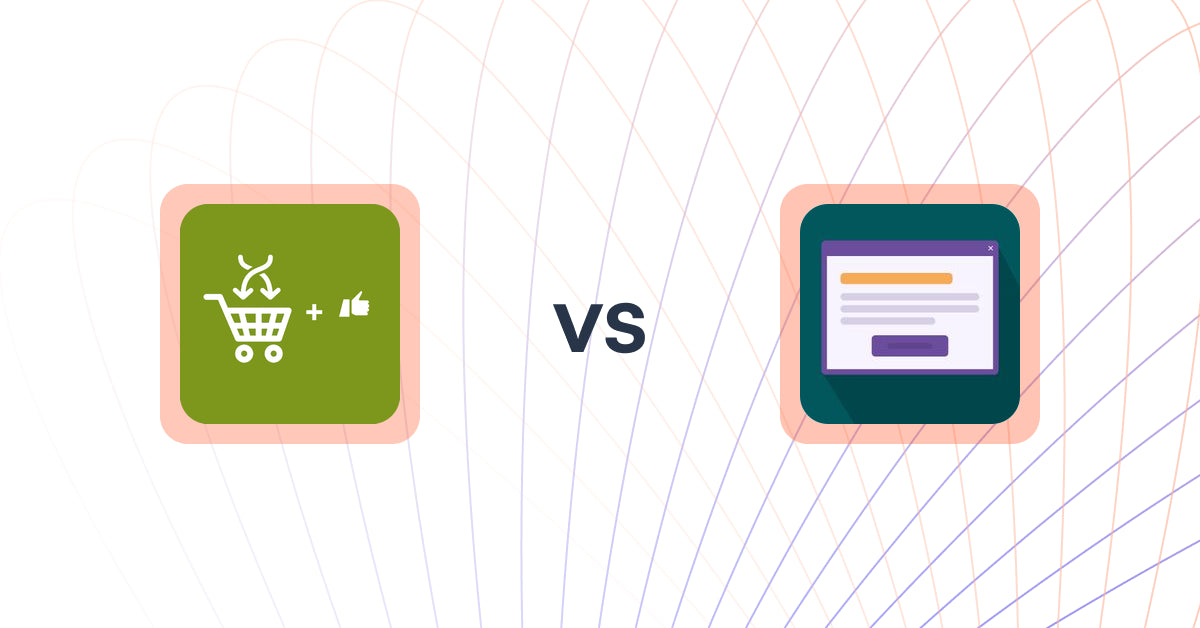 Shopify Upsell and Cross-sell Apps: Cross ‑ Sell  Upsell Ace vs SmartPopup: Promotion Popup