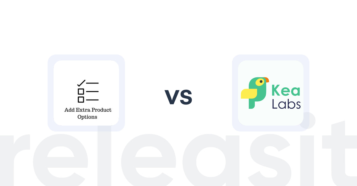 Shopify Upsell and Cross-sell Apps: Upsell | Extra Product Add‑ons vs. Kea Labs: Recommendations