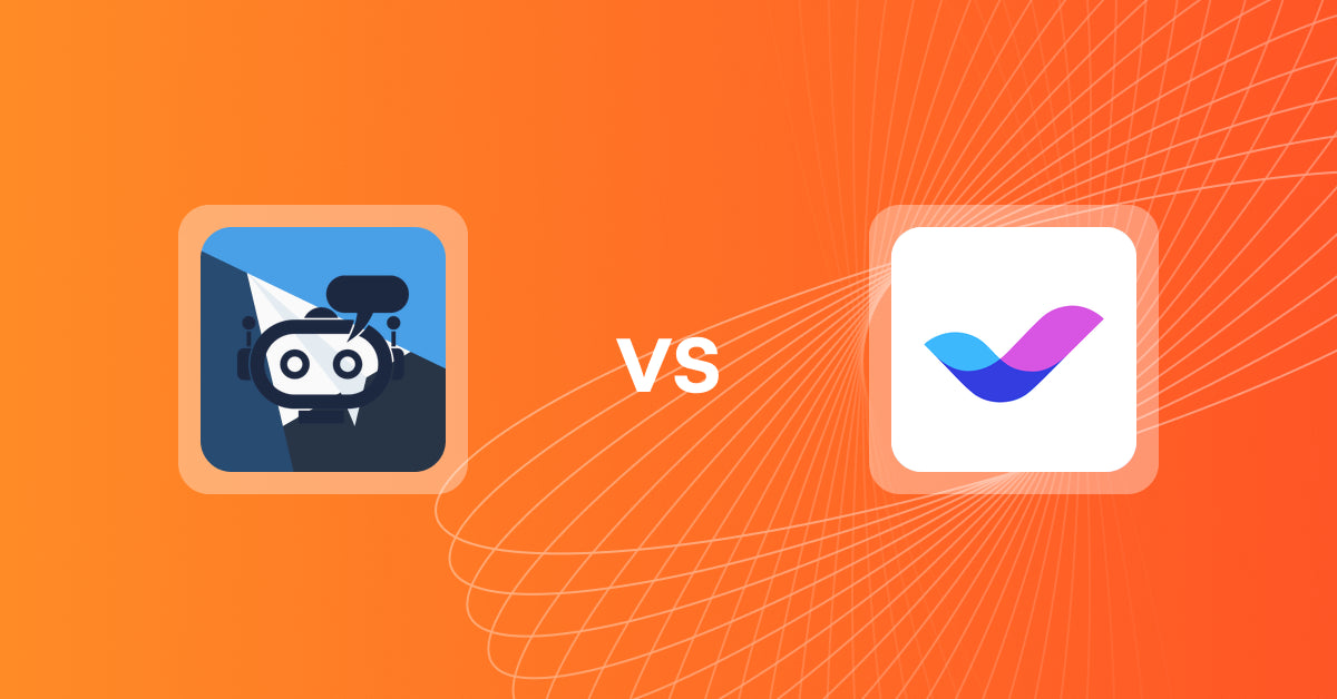 Shopify Upsell and Cross-sell Apps: RevoChat: AI Sales Chatbot vs Veda Landing Page Builder