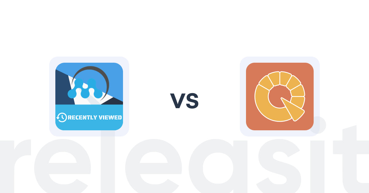 Shopify Upsell and Cross-sell Apps: MeroxIO Recent Viewed Products vs. Appify: Power Quiz
