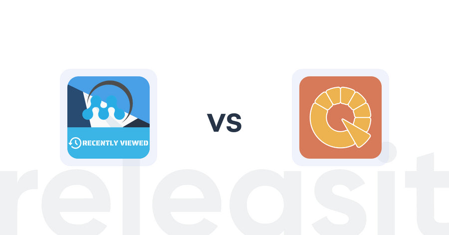 Shopify Upsell and Cross-sell Apps: MeroxIO Recent Viewed Products vs. Appify: Power Quiz