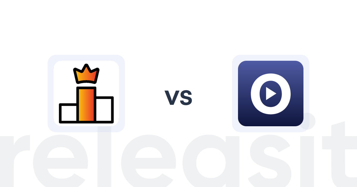 Shopify Upsell and Cross-sell Apps: Rank King: Best Seller Ranking vs Vydio: Video Based Upsells