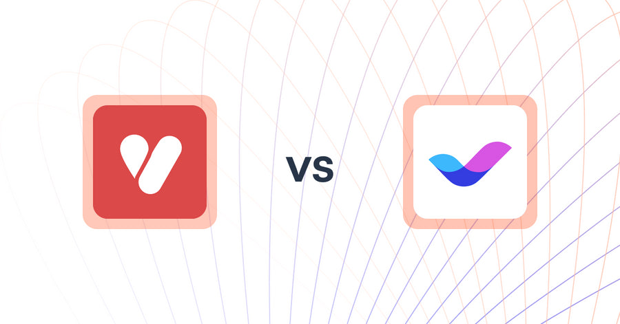 Shopify Upsell and Cross-Sell Apps: Visually | A/B Testing & CRO vs. Veda Landing Page Builder