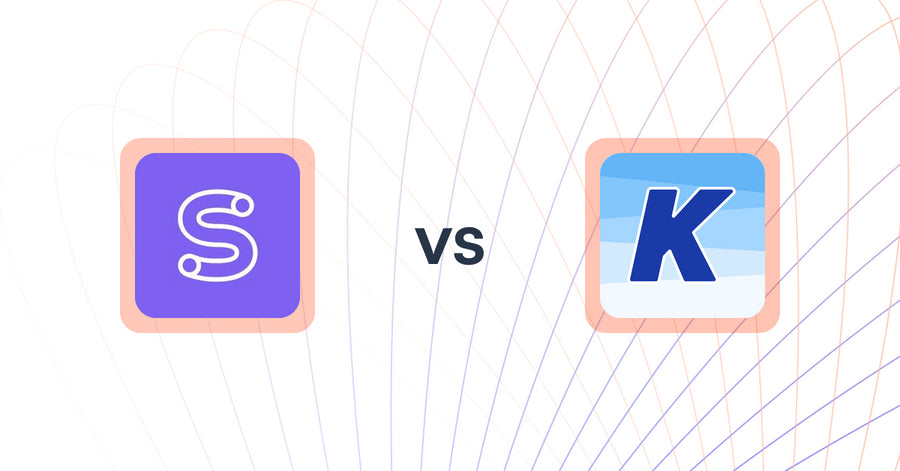 Shopify Upsell and Cross-sell Apps: Shopcast: Product Recommender vs K: Cross Sell Related Products