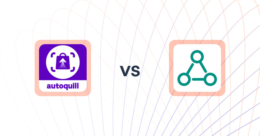 Shopify Upsell and Cross-sell Apps: AI agent Upsell ‑ autoquill vs EM Related Products