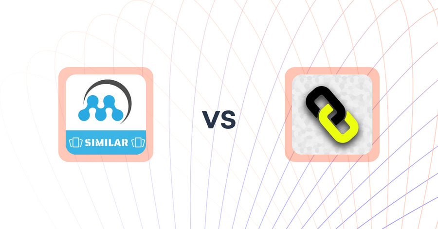 Shopify Upsell and Cross-sell Apps: MeroxIO View Similar Products vs. Exico Related/Cross Sell Mgr